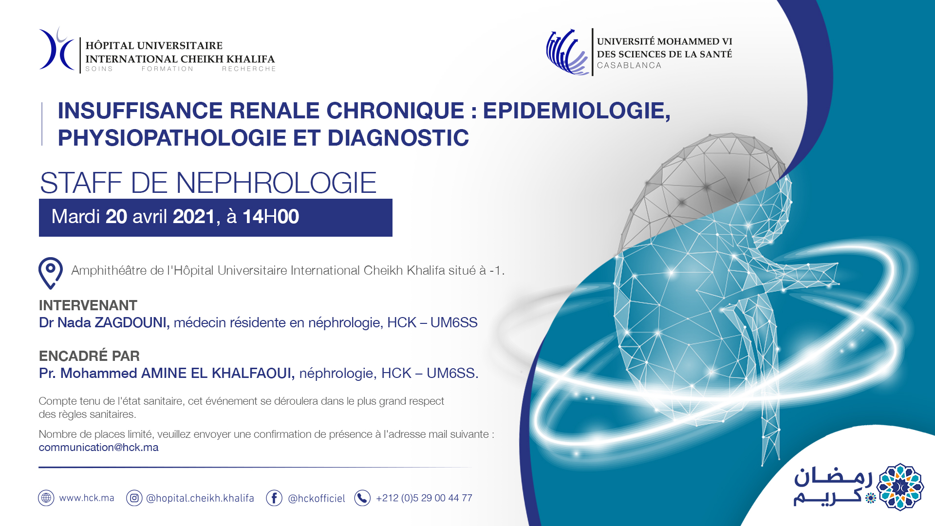 STAFF DE NEPHROLOGIE - INSUFFISANCE RENALE CHRONIQUE : EPIDEMIOLOGIE, PHYSIOPATHOLOGIE ET DIAGNOSTIC