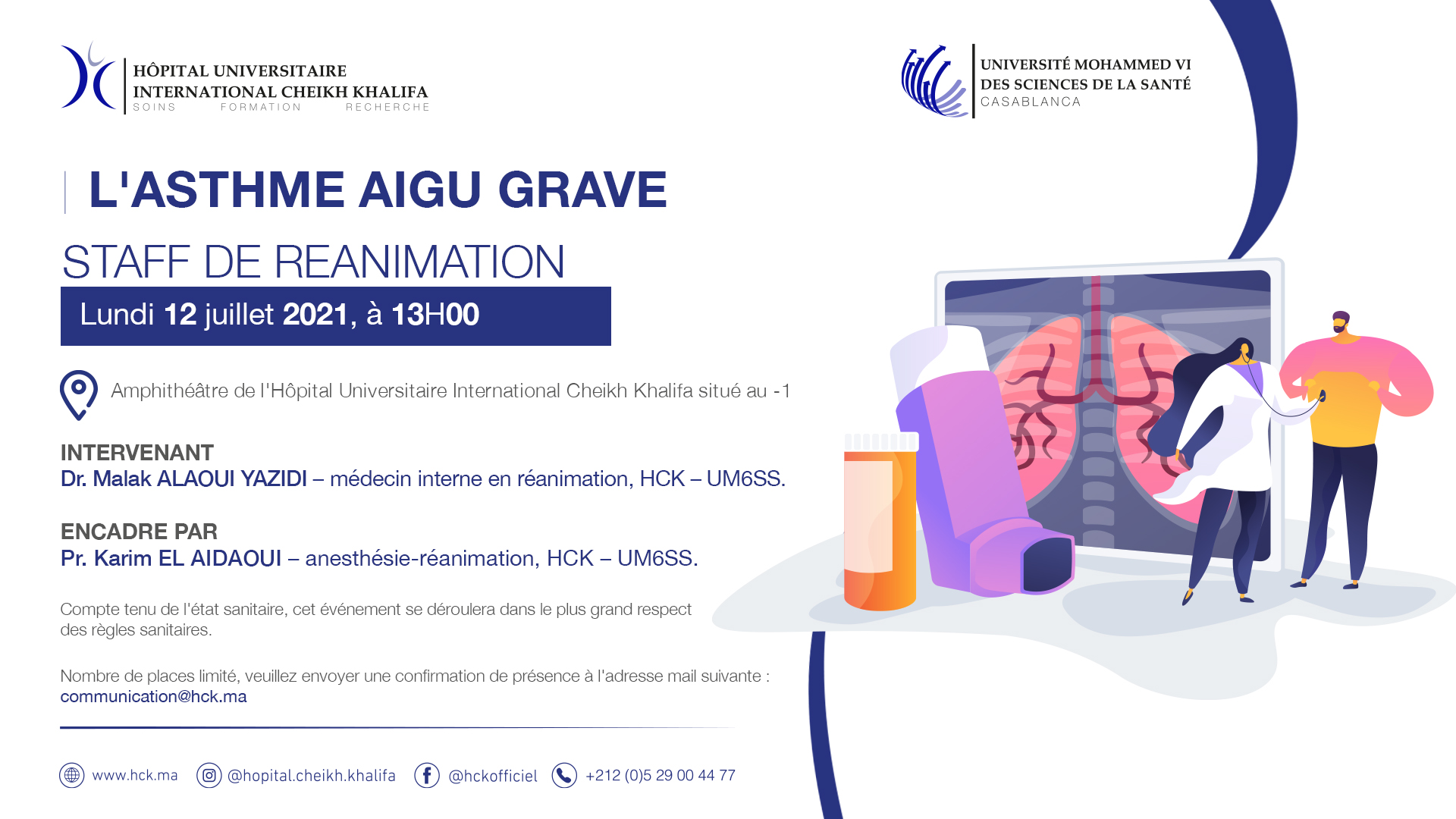 STAFF DE REANIMATION - L'ASTHME AIGU GRAVE