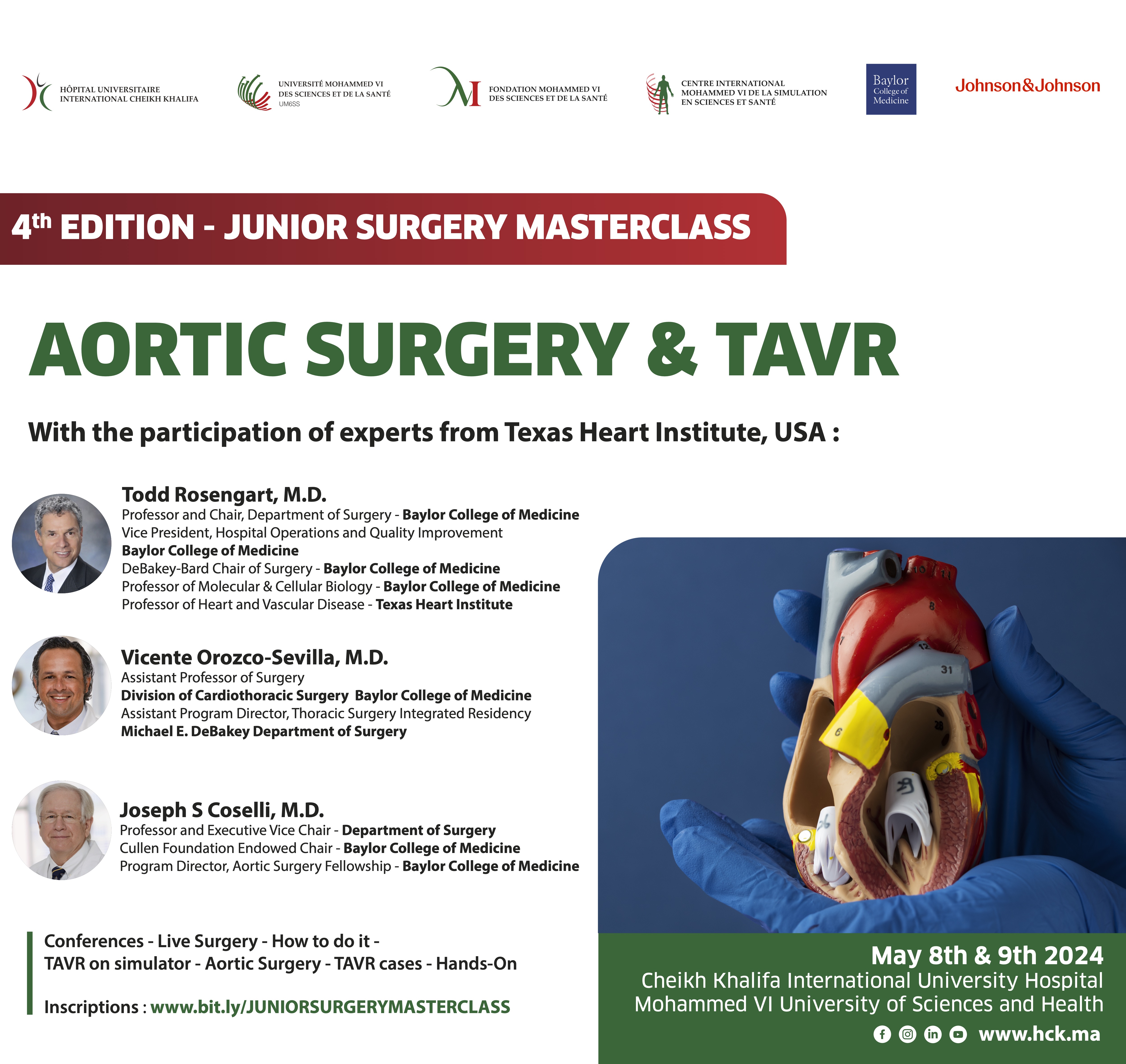 JUNIOR SURGERY MASTERCLASS: AORTIC SURGERY AND TAVR