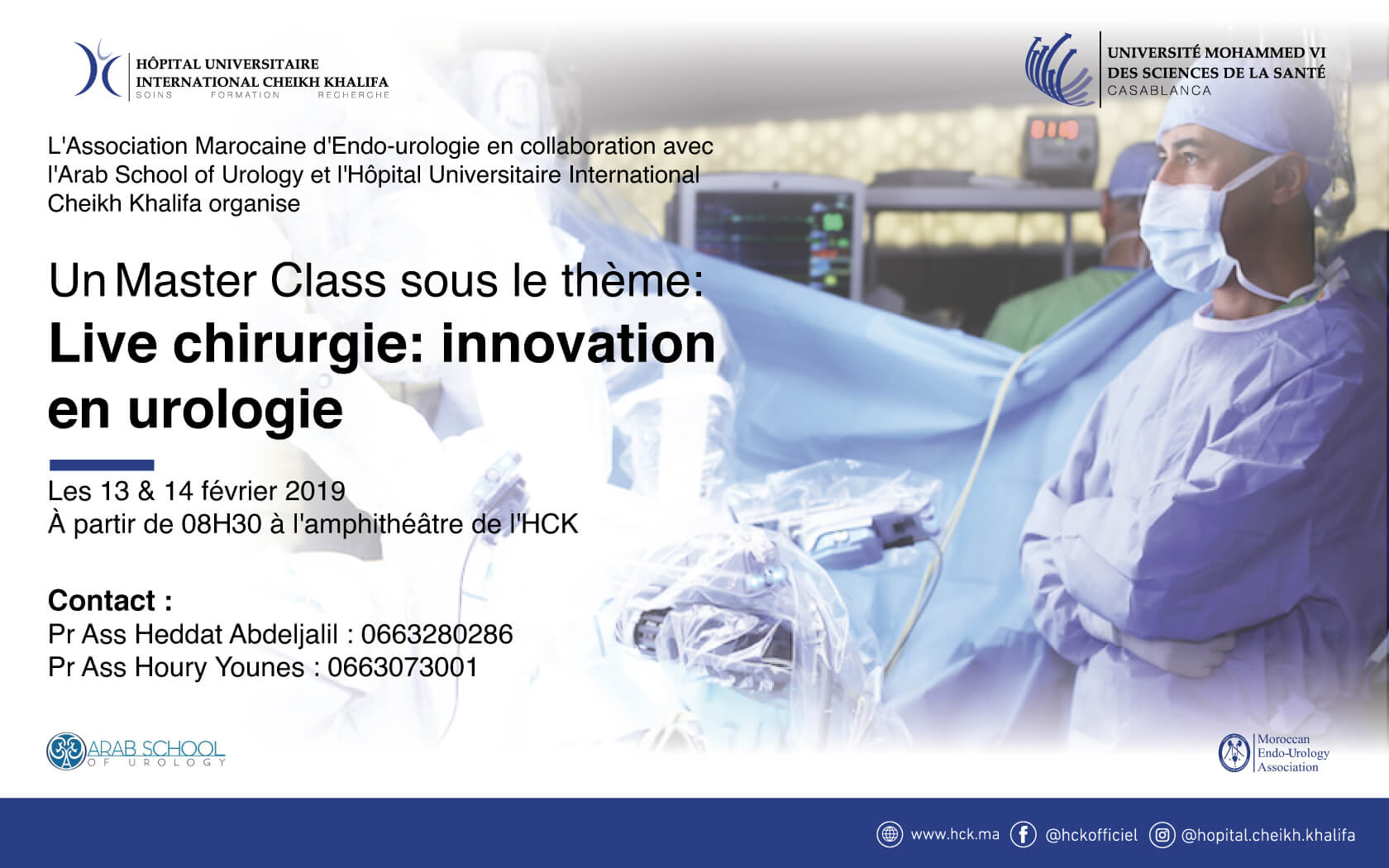 Master Class : Live chirurgie - innovation en urologie