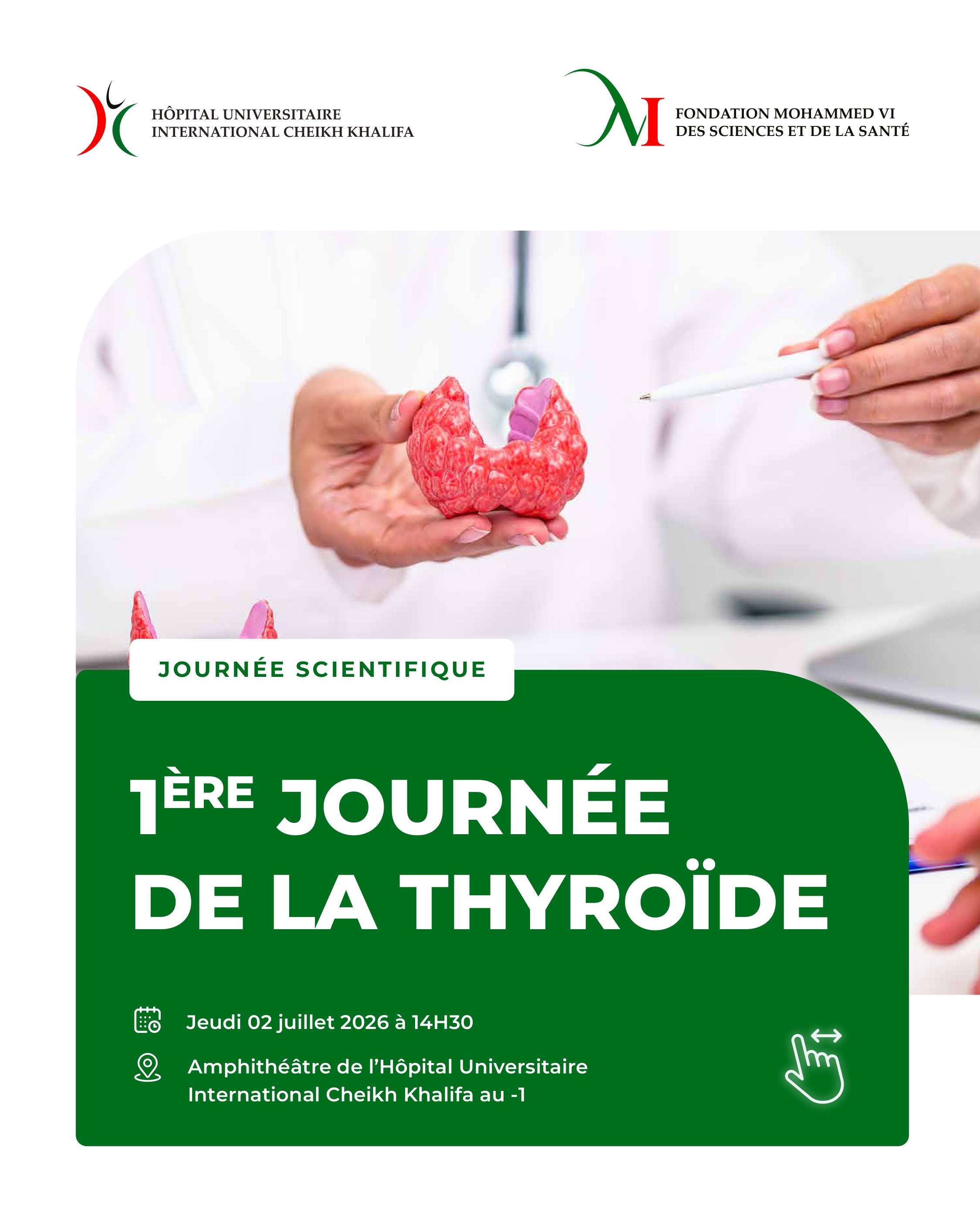 JOURNÉE SCIENTIFIQUE : 1ère JOURNÉE DE LA THYROÏDE