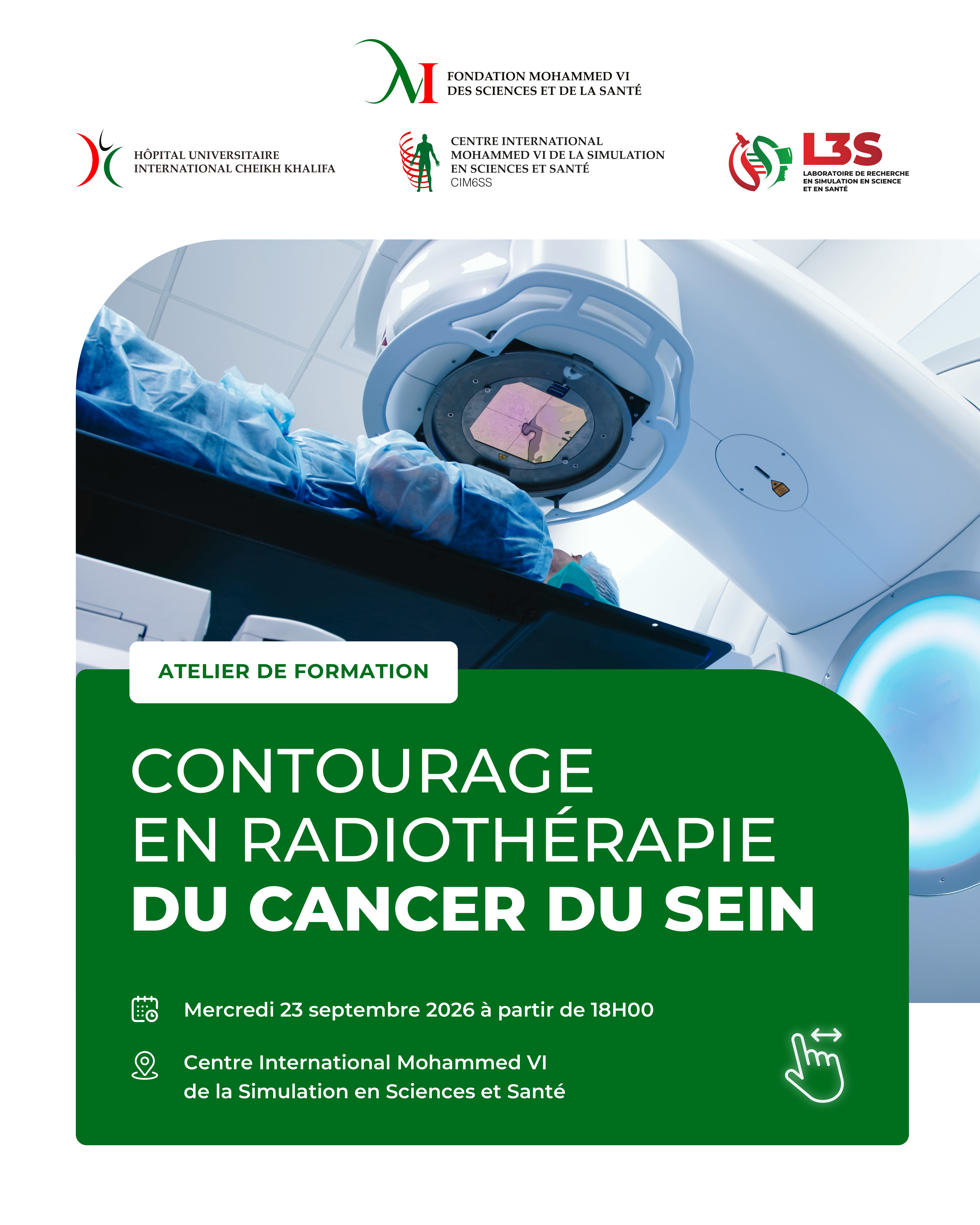 ATELIER DE FORMATION - CONTOURAGE EN RADIOTHÉRAPIE DU CANCER DU SEIN