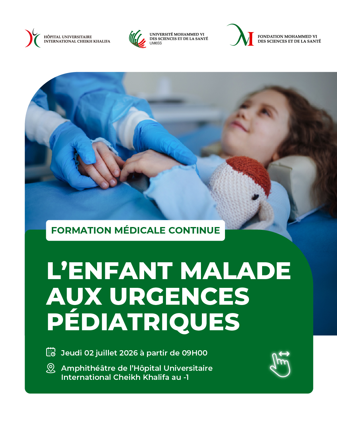 FORMATION MÉDICALE CONTINUE - L'ENFANT MALADE AUX URGENCES PÉDIATRIQUES