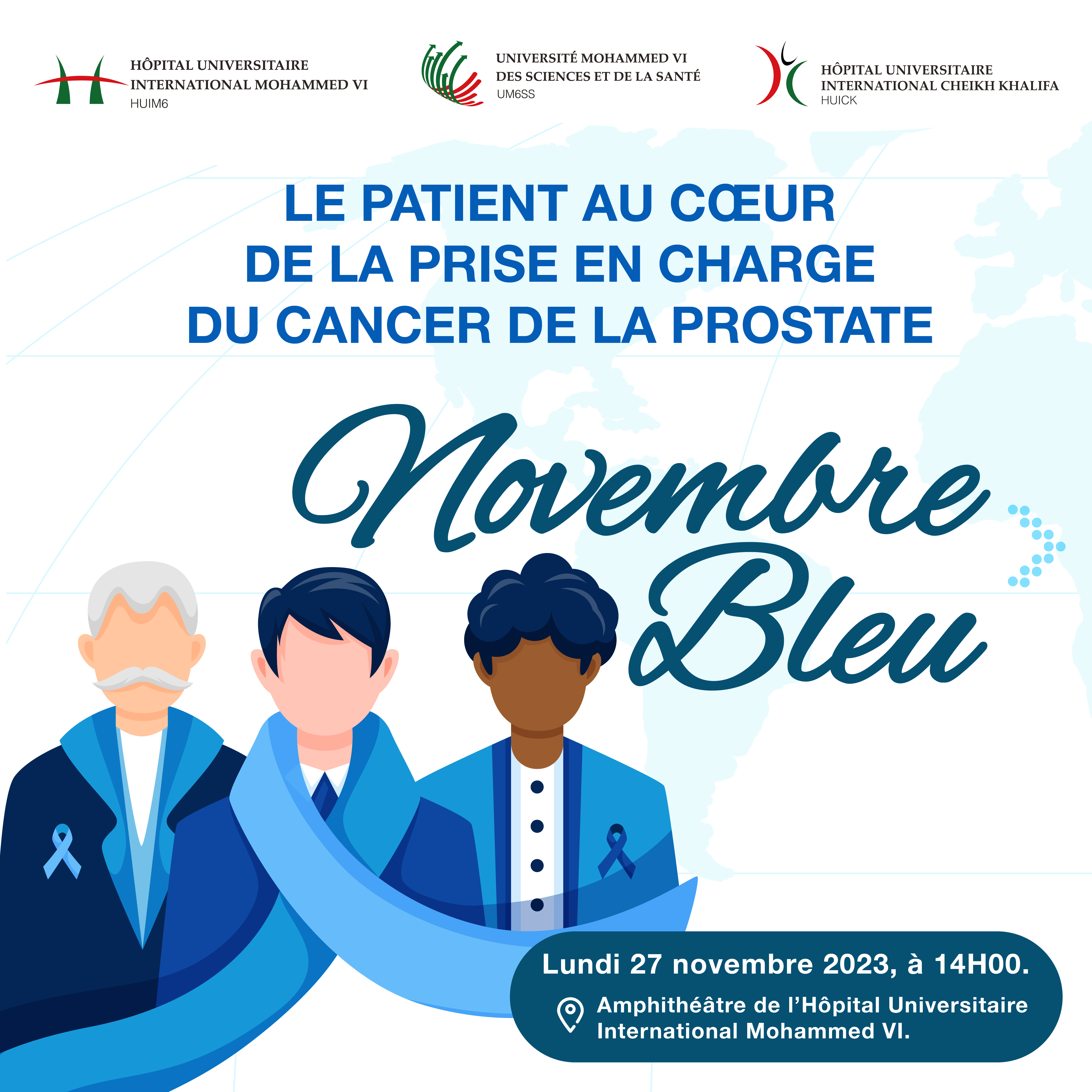 NOVEMBRE BLEU : LE PATIENT AU CŒUR DE LA PRISE EN CHARGE DU CANCER DE LA PROSTATE