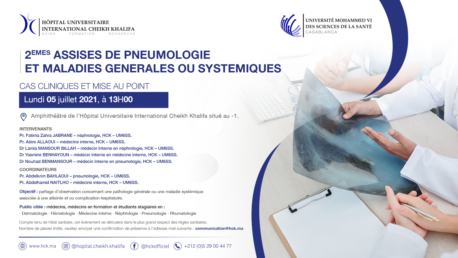 2EMES ASSISES DE PNEUMOLOGIE ET MALADIES GENERALES OU SYSTEMIQUES 2EMES ASSISES DE PNEUMOLOGIE ET MALADIES GENERALES OU SYSTEMIQUES