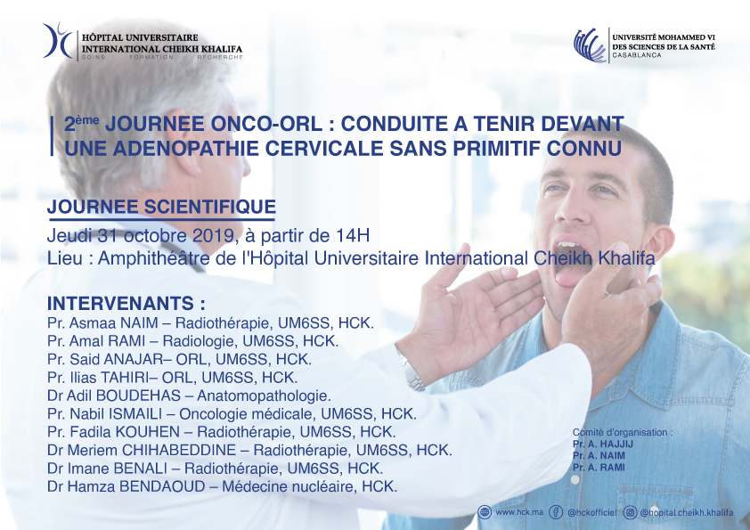 2EME JOURNEE D'ONCO-ORL 2EME JOURNEE D'ONCO-ORL