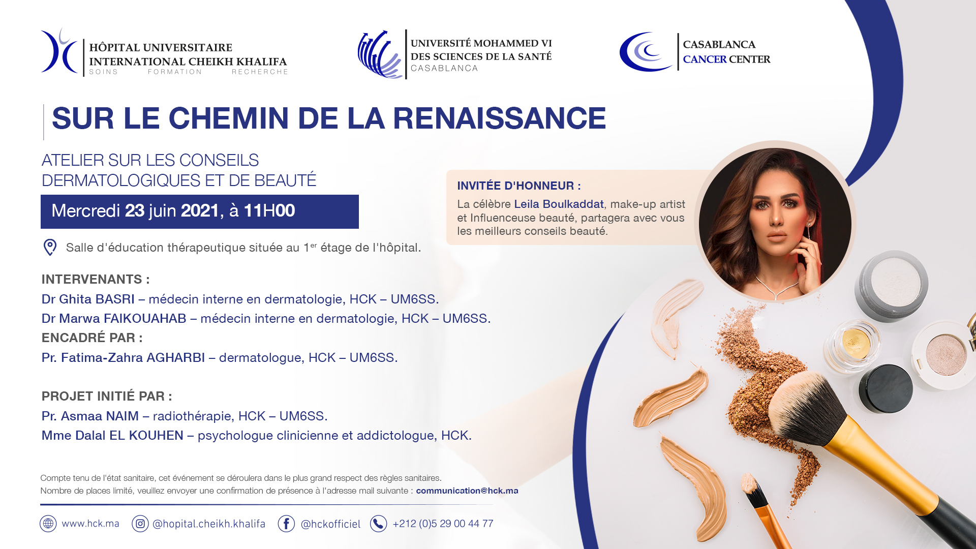 SUR LE CHEMIN DE LA RENAISSANCE : ATELIER SUR LES CONSEILS DERMATOLOGIQUES ET DE BEAUTE SUR LE CHEMIN DE LA RENAISSANCE : ATELIER SUR LES CONSEILS DERMATOLOGIQUES ET DE BEAUTE