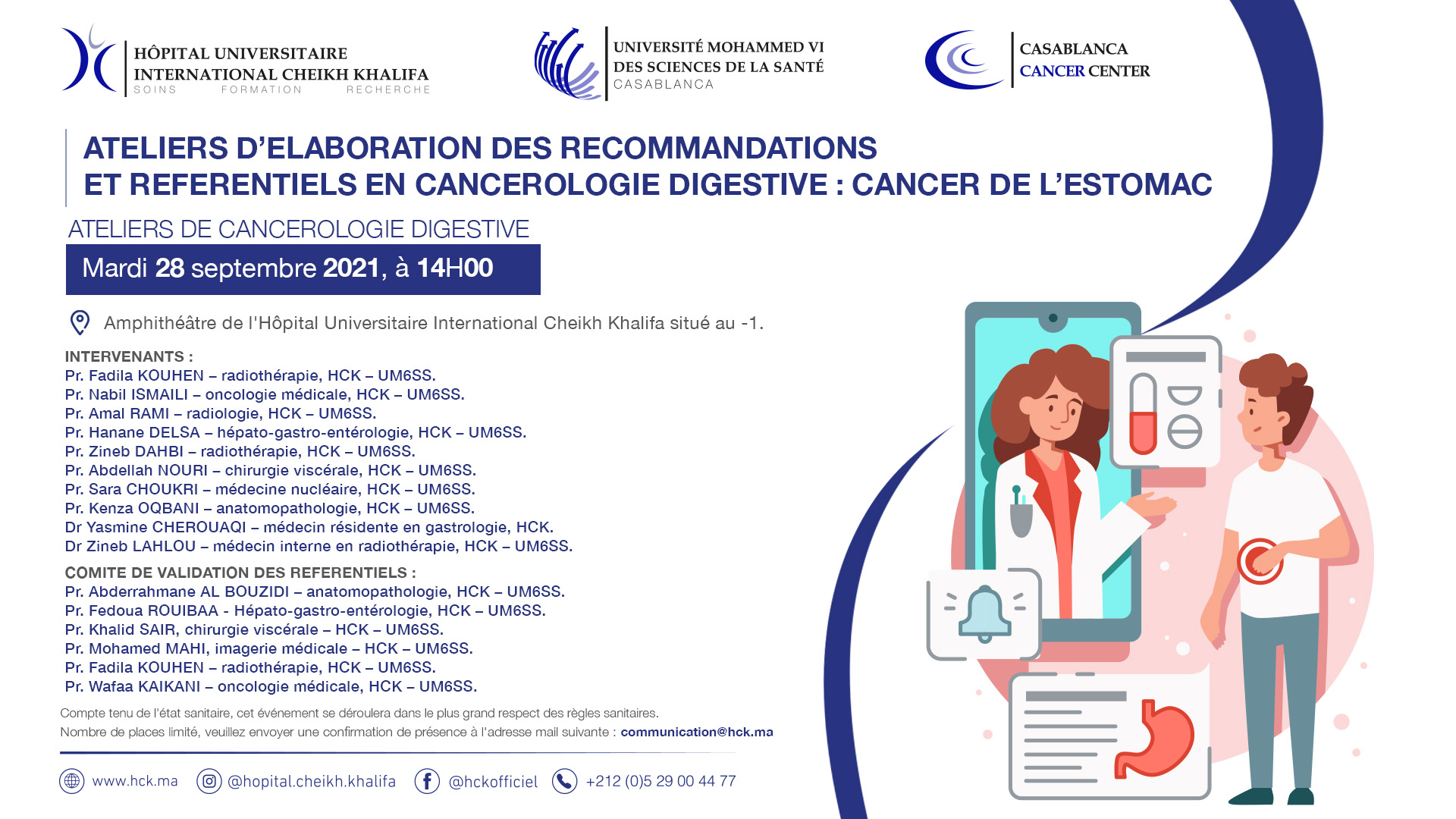 ATELIERS D’ELABORATION DES RECOMMANDATIONS ET REFERENTIELS EN CANCEROLOGIE DIGESTIVE : CANCER DE L’ESTOMAC