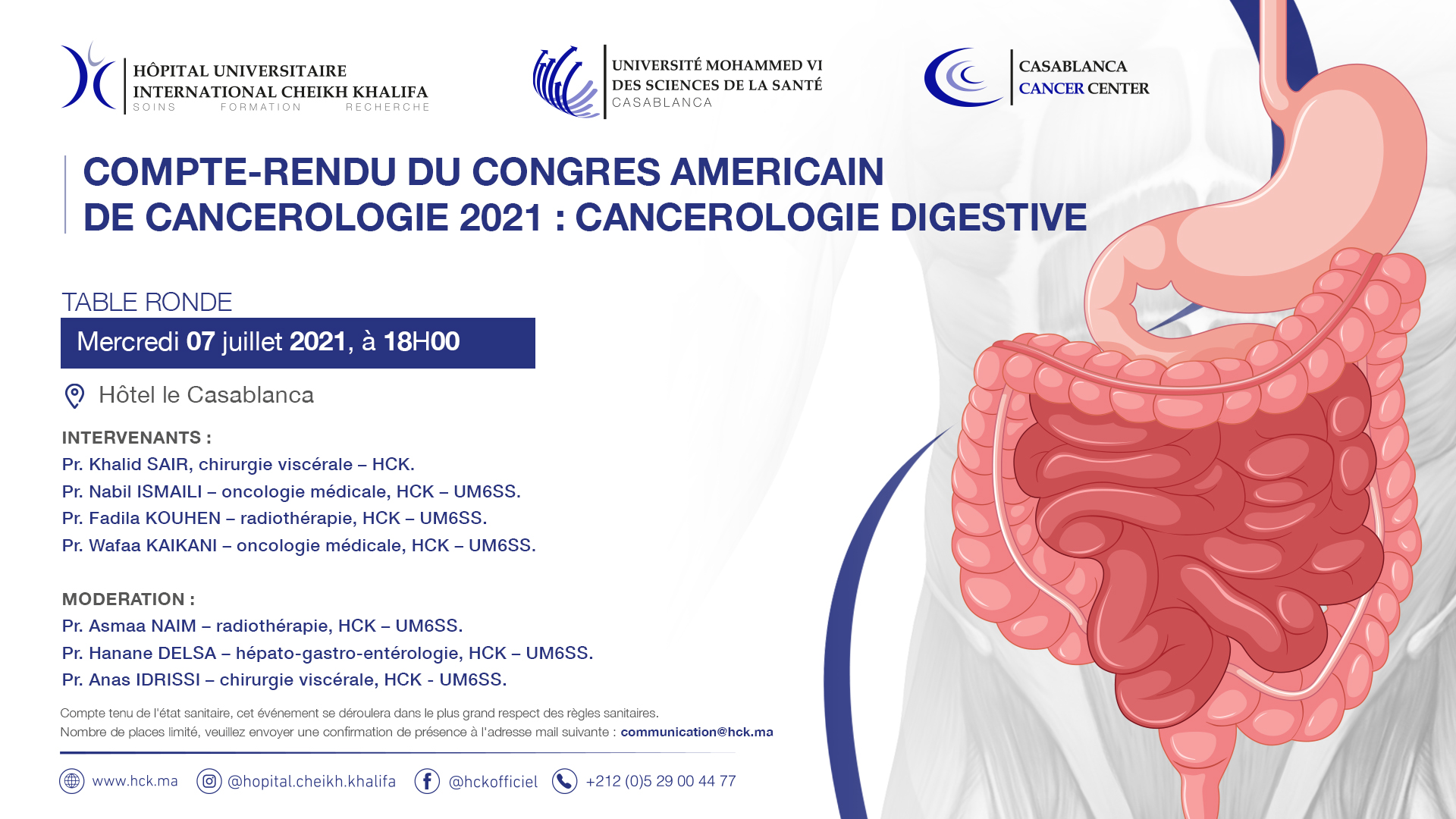 TABLE RONDE - COMPTE-RENDU DU CONGRES AMERICAIN DE CANCEROLOGIE 2021 : CANCEROLOGIE DIGESTIVE