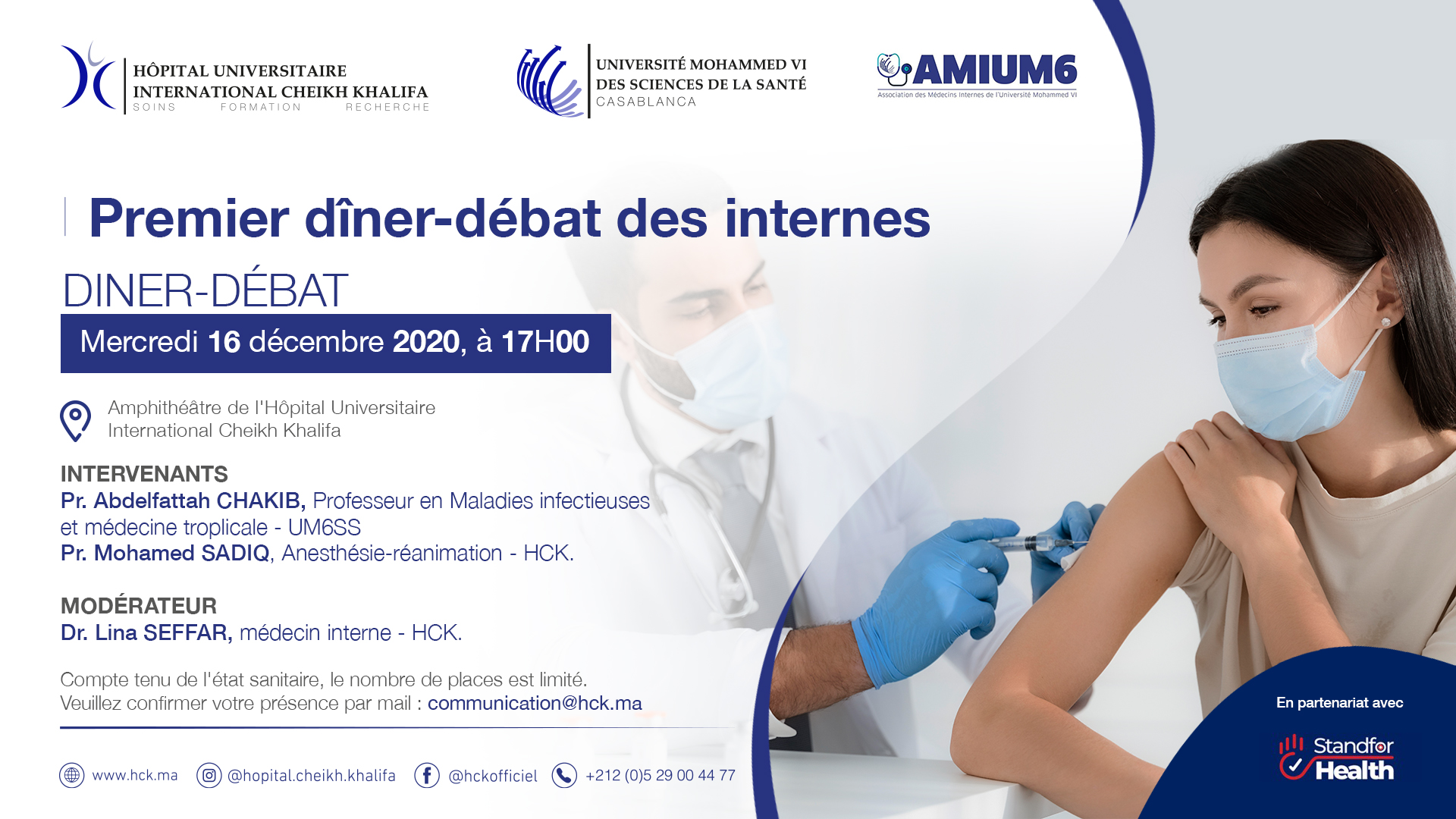 DINER-DEBAT : VACCINATION ANTI-COVID-19 ET PHILOSOPHIE ET MEDECINE