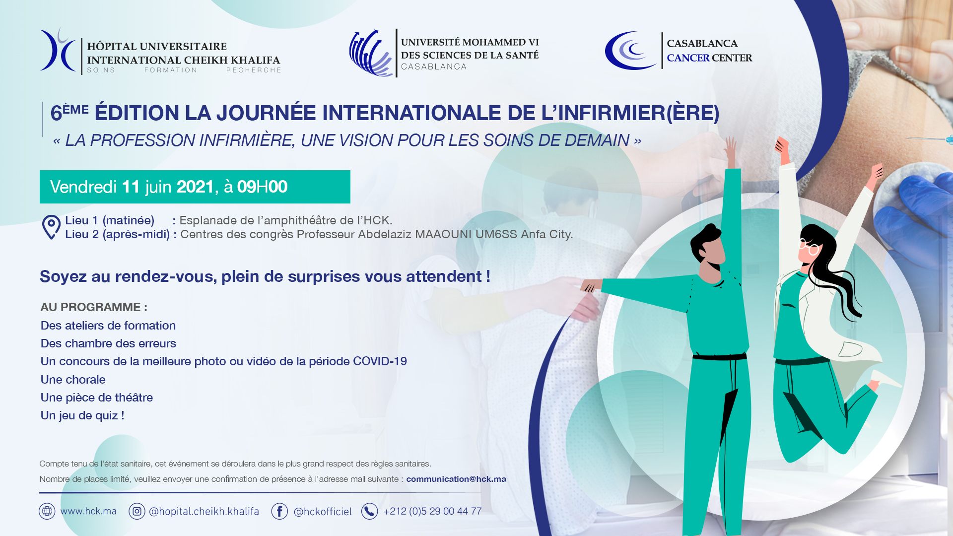 6ÈME ÉDITION DE LA JOURNÉE INTERNATIONALE DE L’INFIRIMER(ERE)