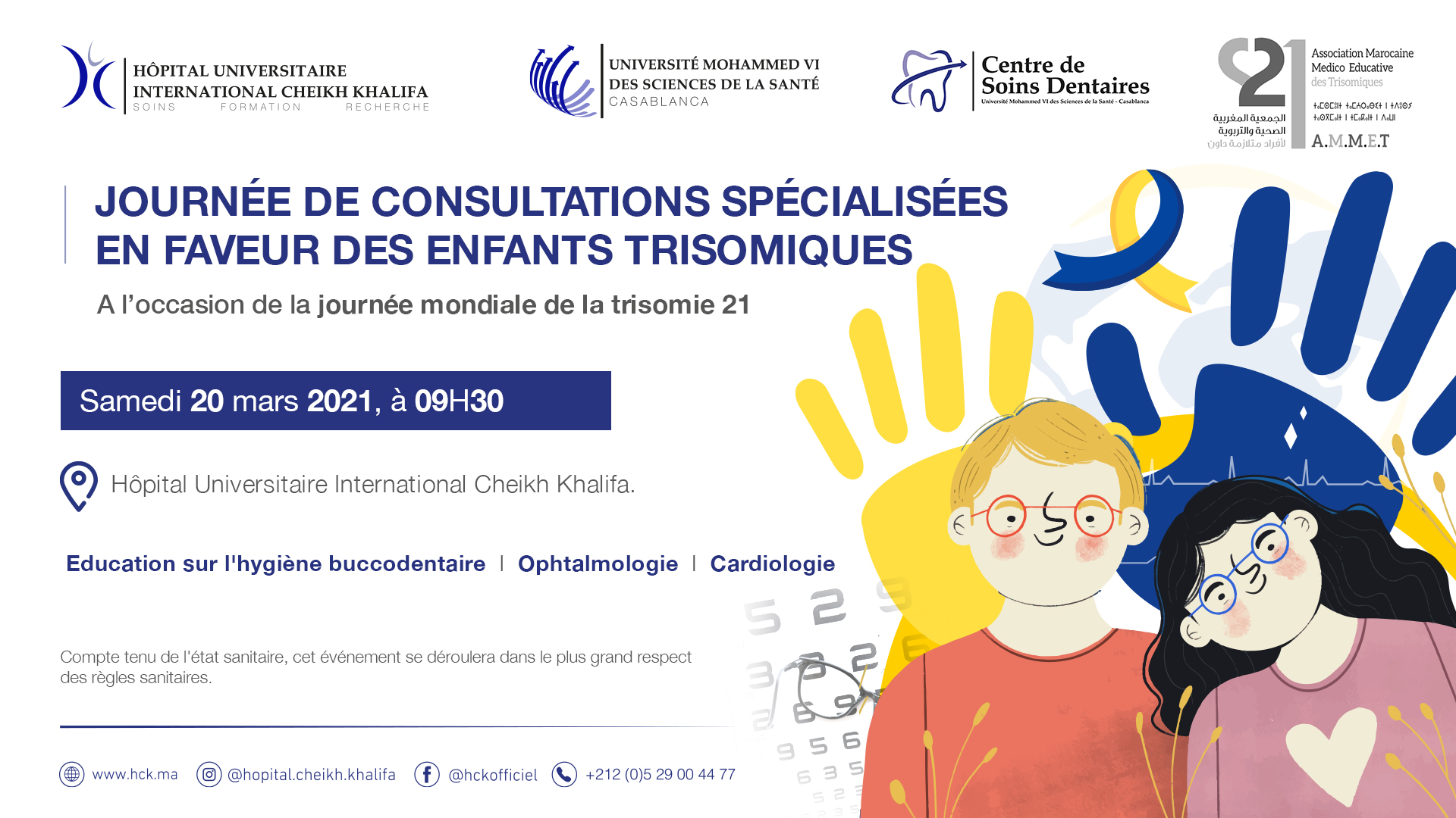 JOURNEE DE CONSULTATIONS SPECIALISEES EN FAVEUR DES ENFANTS TRISOMIQUES