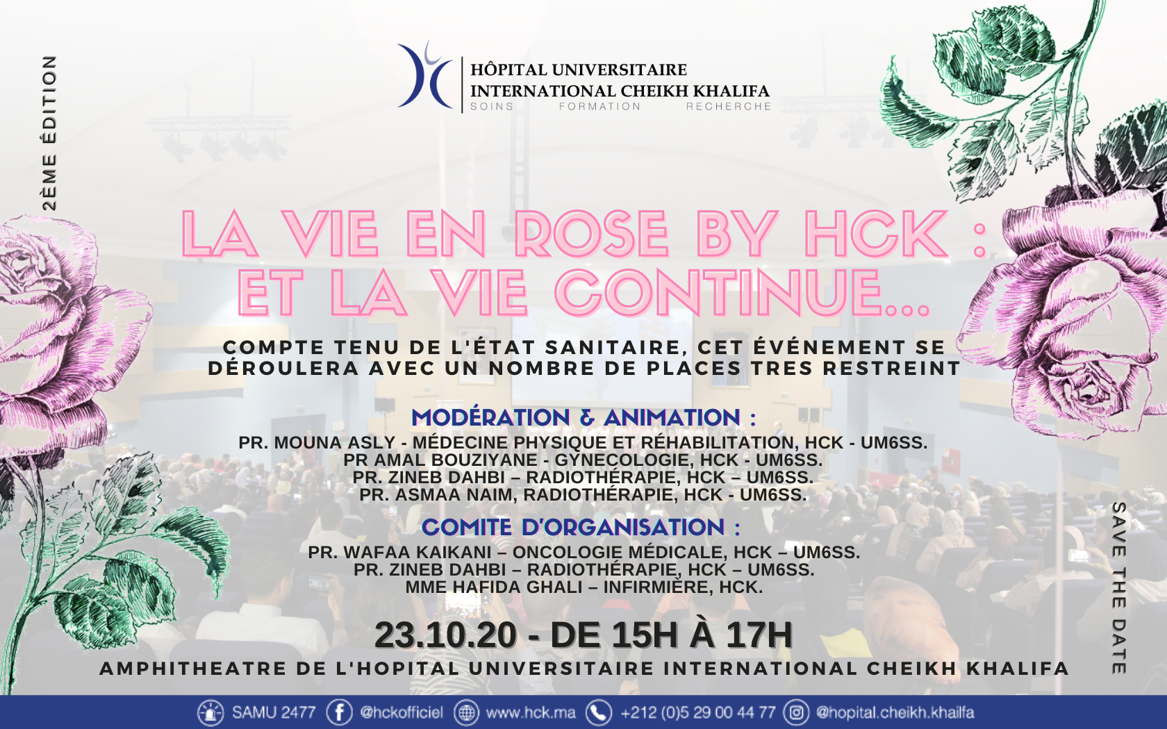 2EME EDITION DE LA VIE EN ROSE BY HCK : ET LA VIE CONTINUE... 2EME EDITION DE LA VIE EN ROSE BY HCK : ET LA VIE CONTINUE...
