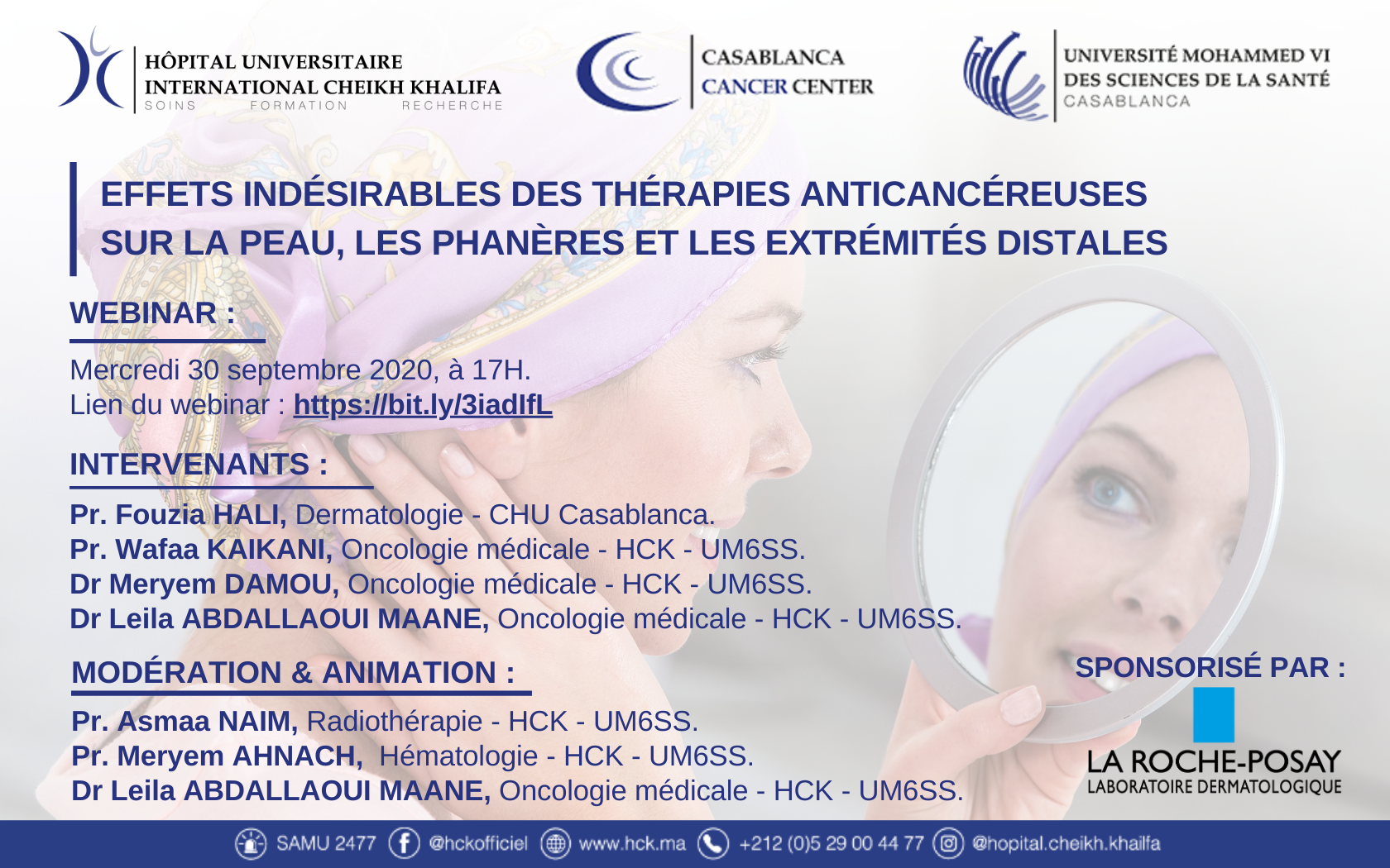 WEBINAR : EFFETS INDÉSIRABLES DES THÉRAPIES ANTICANCÉREUSES SUR LA PEAU, LES PHANÈRES ET LES EXTRÉMITÉS DISTALES