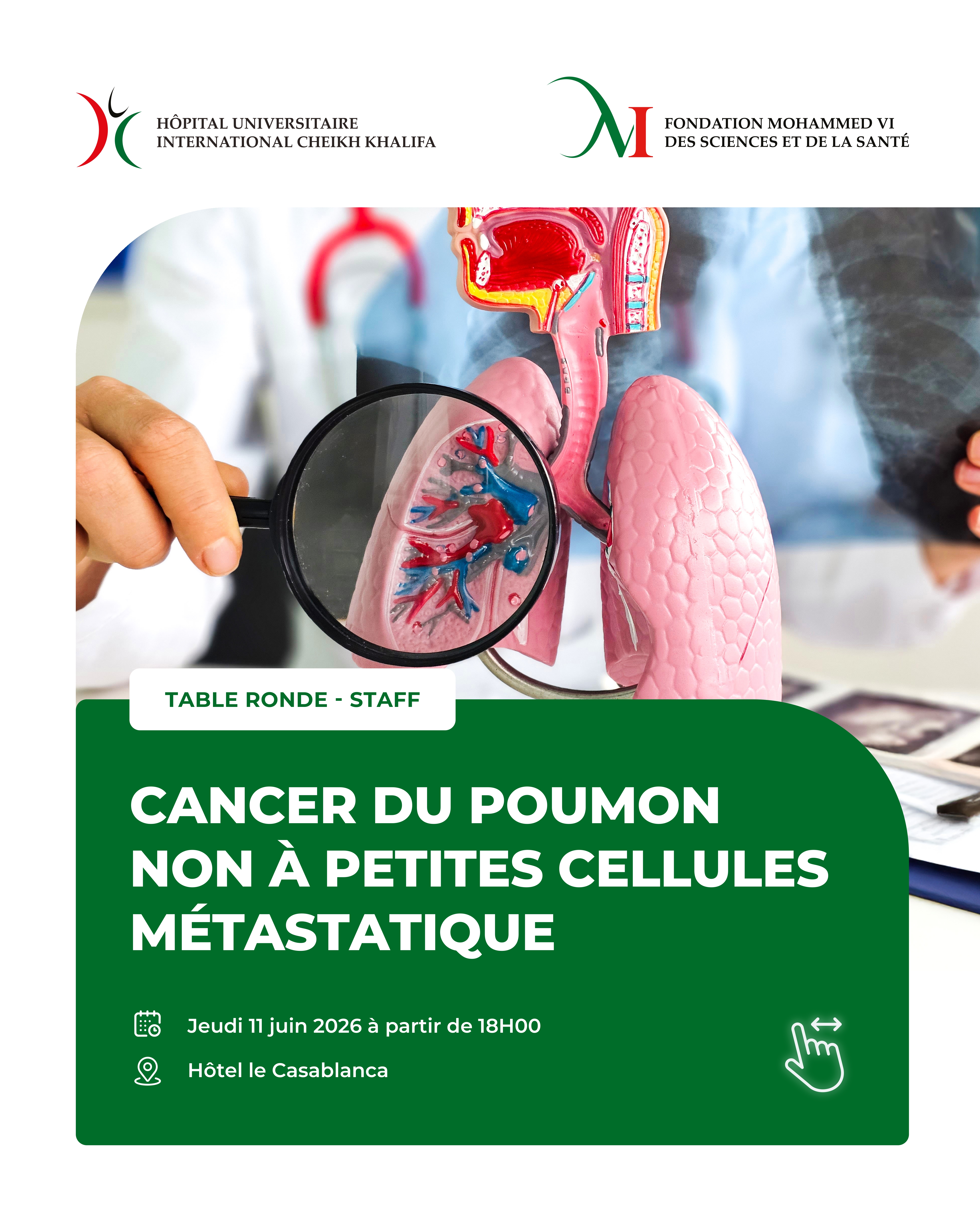 TABLE RONDE/STAFF - CANCER DU POUMON NON À PETITES CELLULES MÉTASTATIQUE