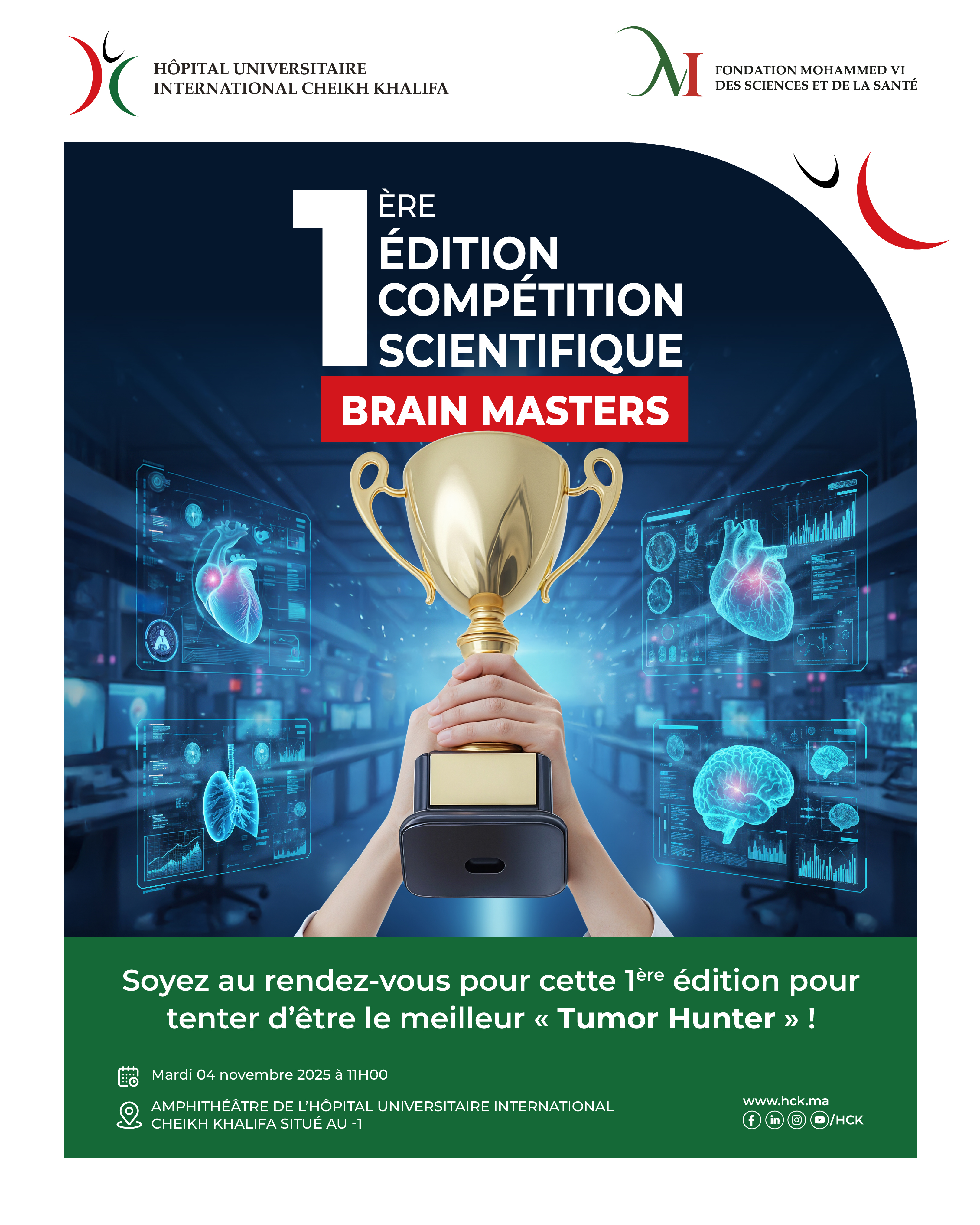 1ÈRE ÉDITION - COMPÉTITION SCIENTIFIQUE BRAIN MASTERS : TUMOR HUNTERS