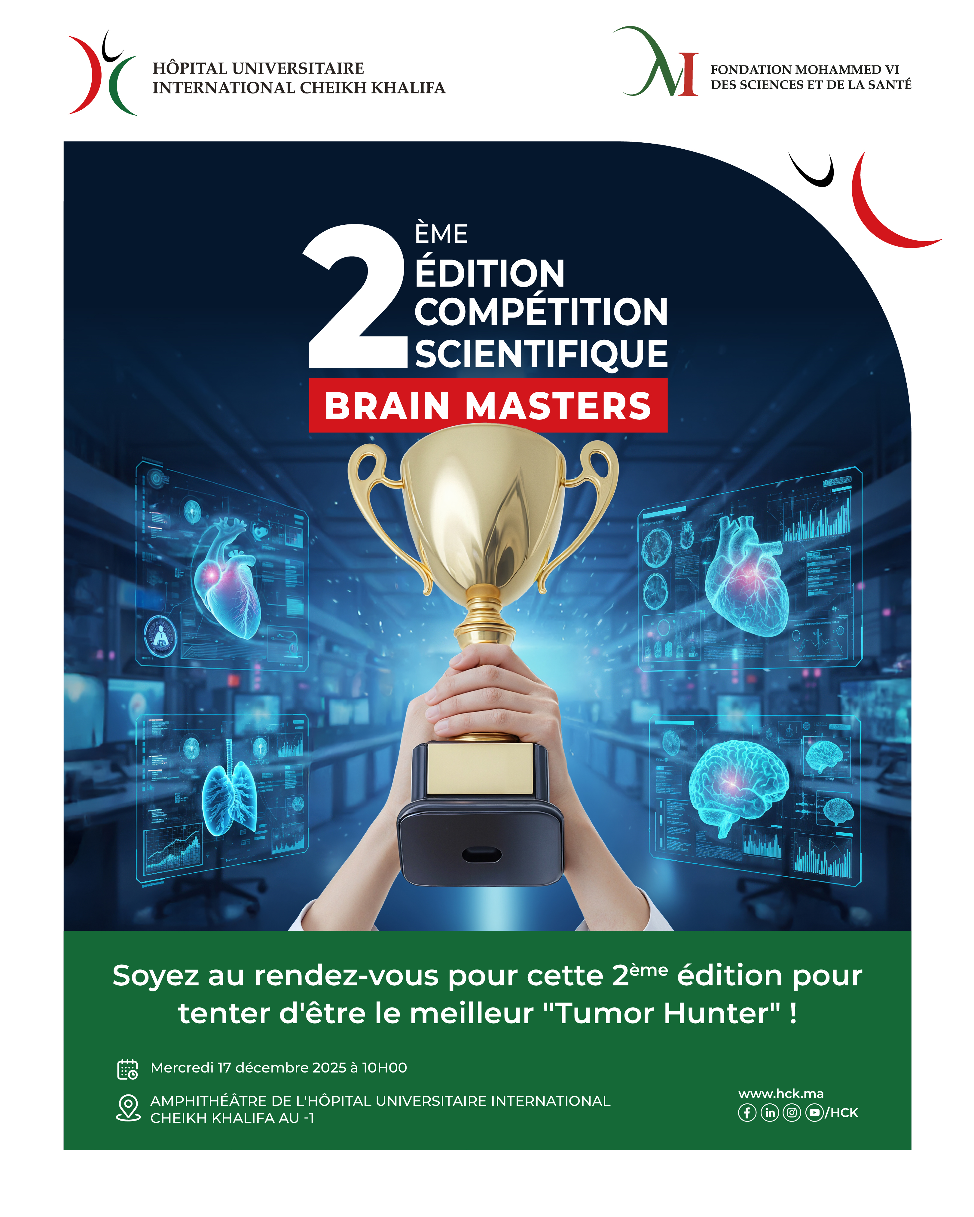 2ÈME ÉDITION - COMPÉTITION SCIENTIFIQUE BRAIN MASTERS : TUMOR HUNTERS