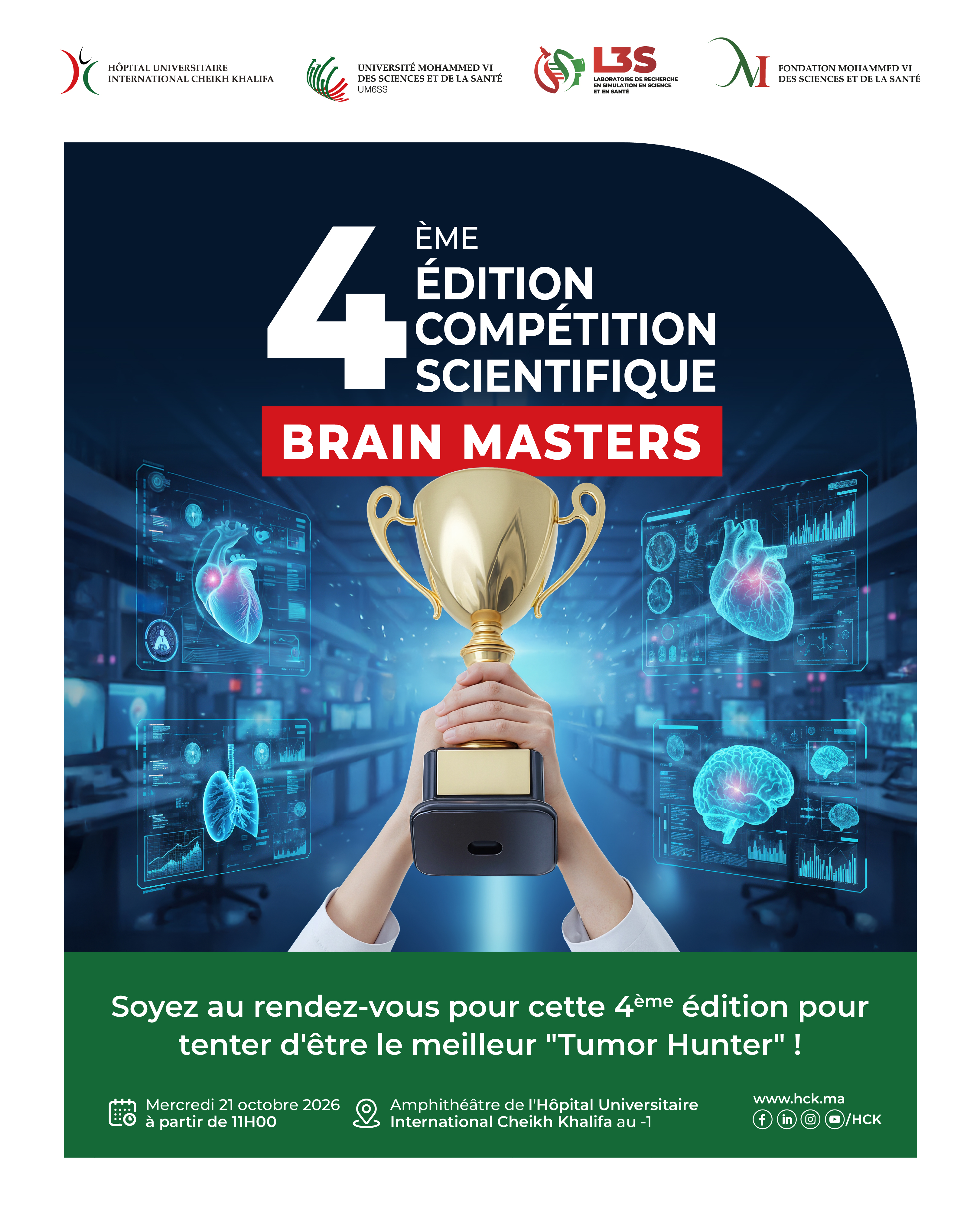 4ÈME ÉDITION - COMPÉTITION SCIENTIFIQUE BRAIN MASTERS : TUMOR HUNTERS