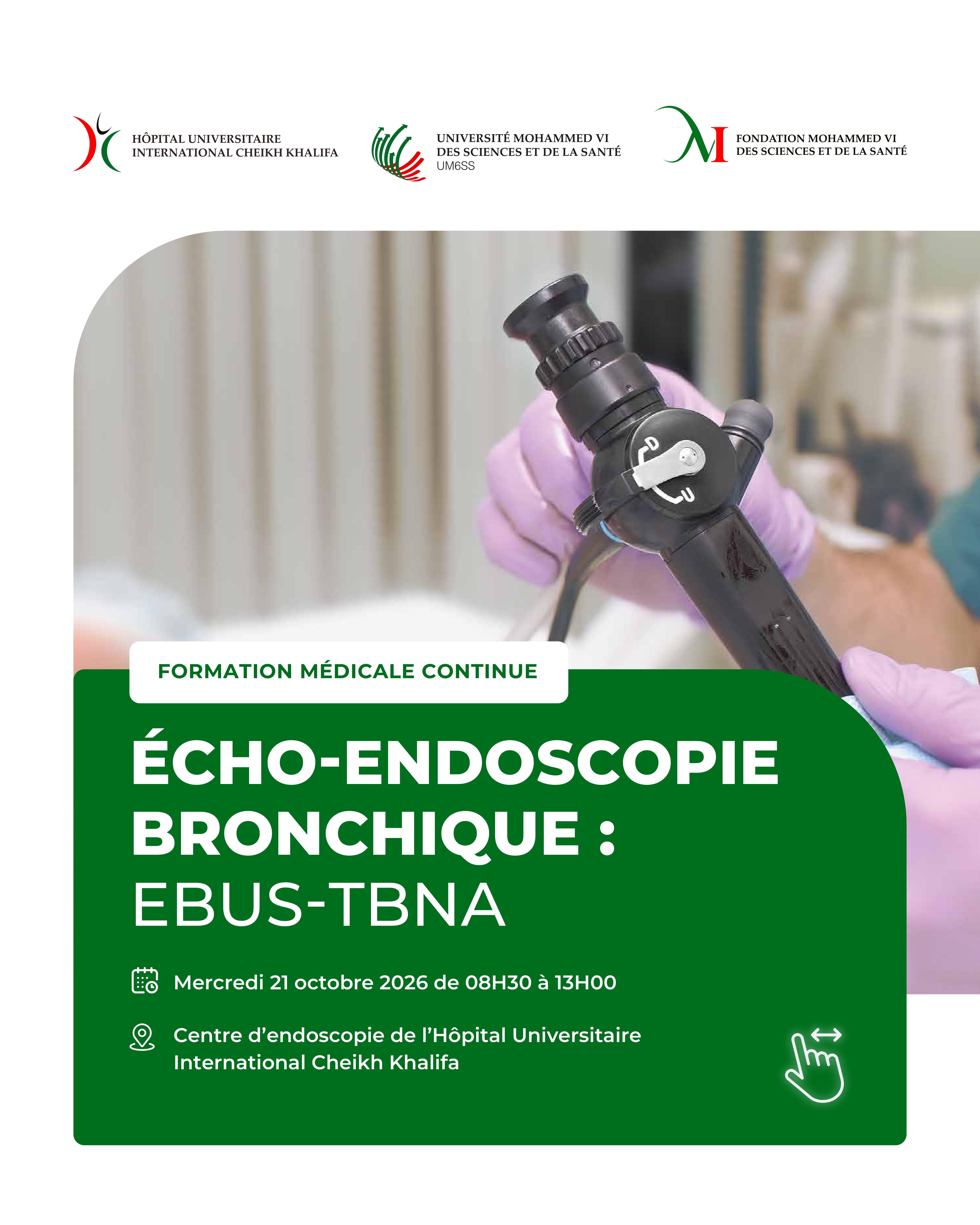 FORMATION MÉDICALE CONTINUE - ÉCHOENDOSCOPIE BRONCHIQUE : EBUS-TBNA