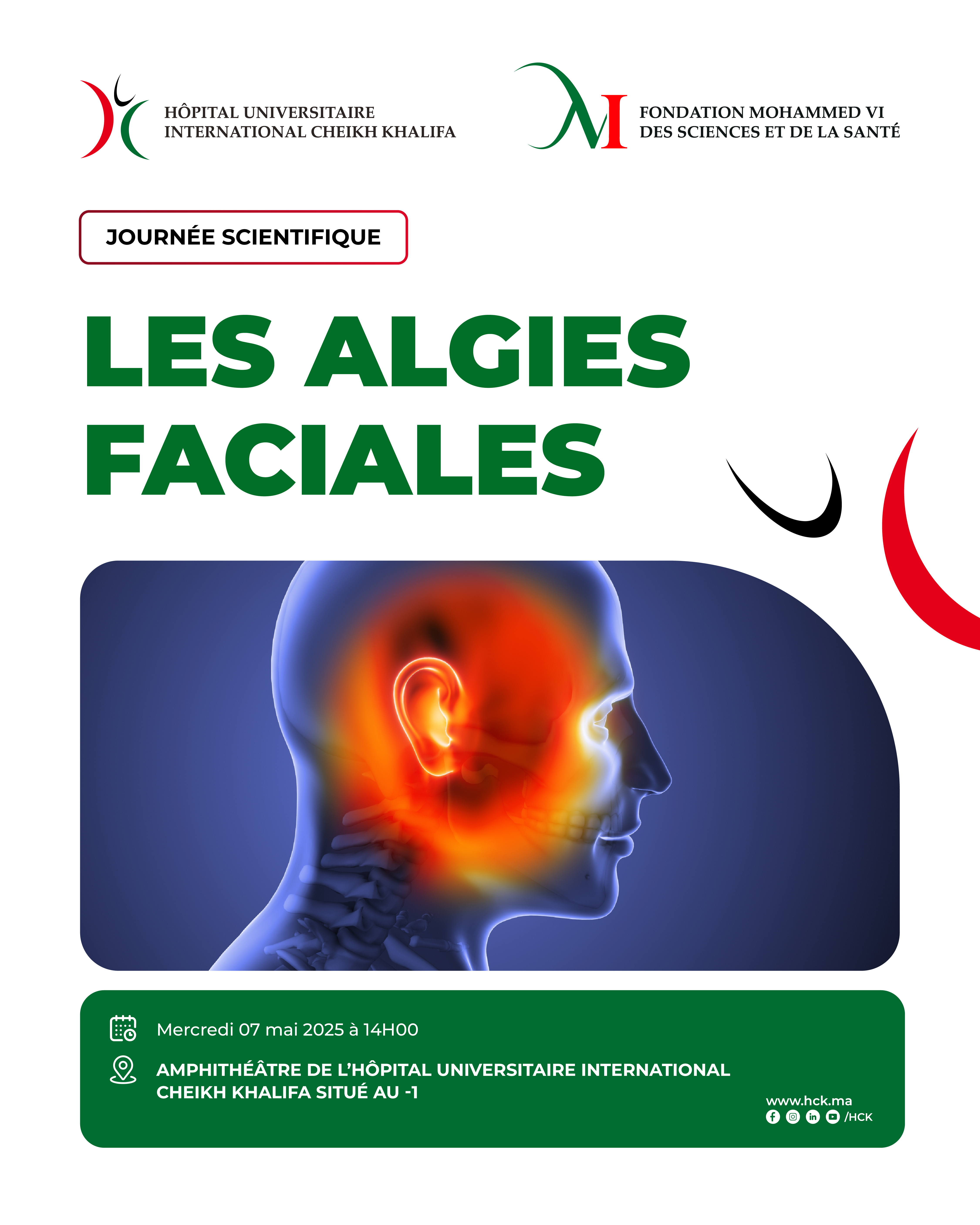 JOURNÉE SCIENTIFIQUE - LES ALGIES FACIALES