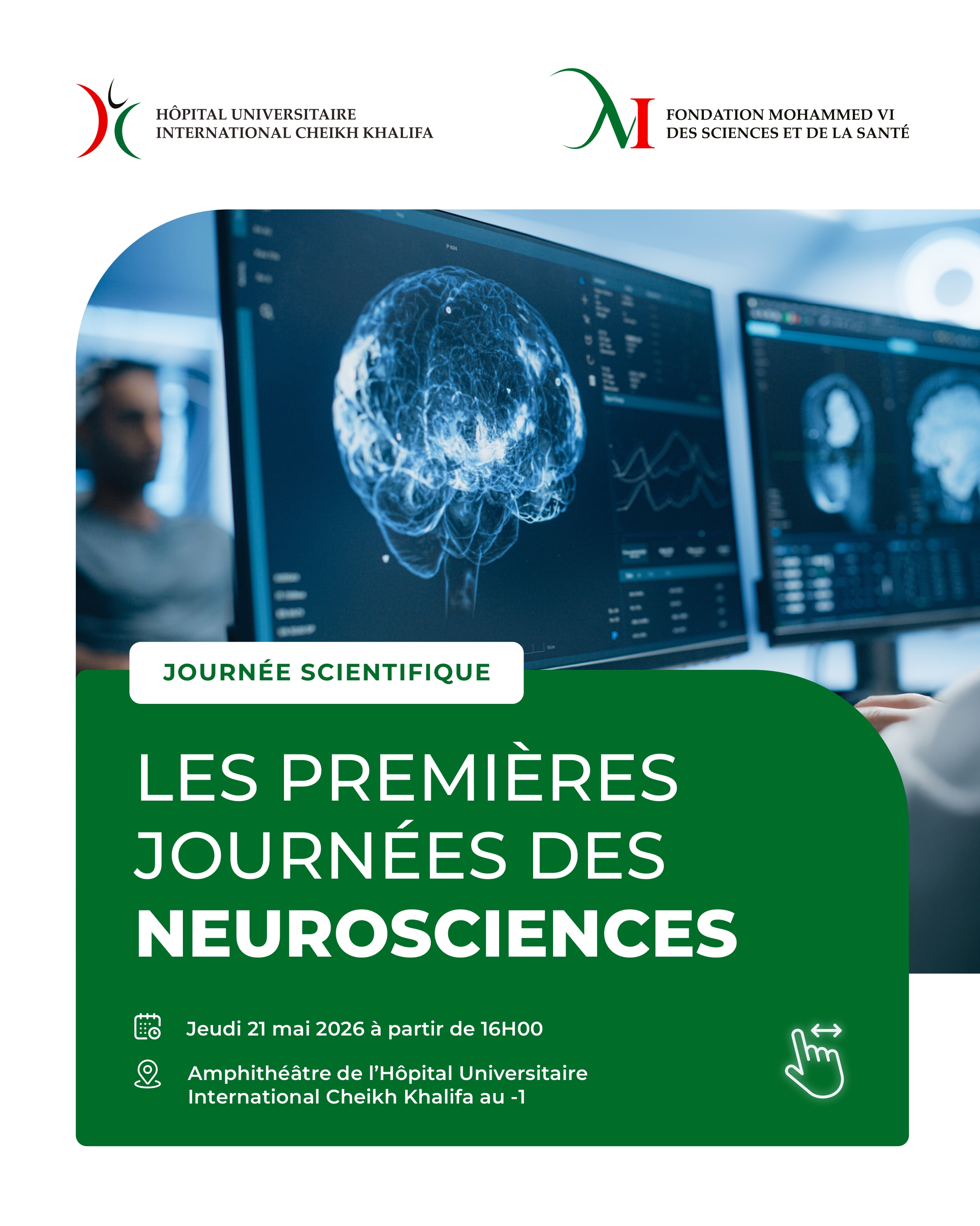 JOURNÉE SCIENTIFIQUE - LES PREMIÈRES JOURNÉES DES NEUROSCIENCES