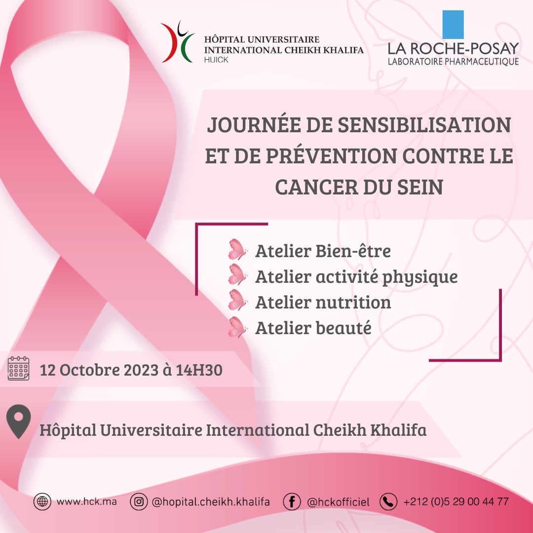 JOURNÉE DE SENSIBILISATION ET DE PRÉVENTION CONTRE LE CANCER DU SEIN