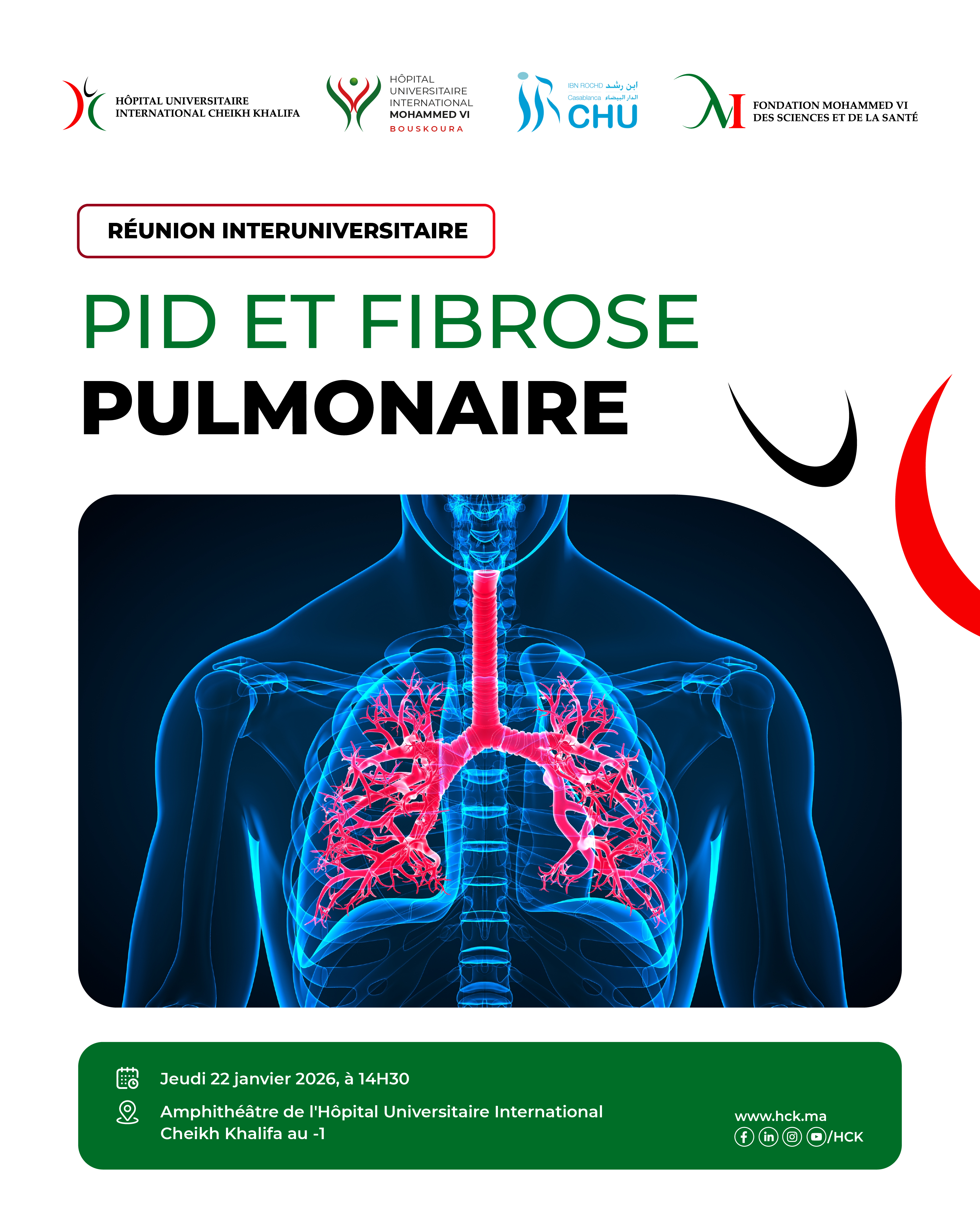 RÉUNION INTERUNIVERSITAIRE - PID ET FIBROSE PULMONAIRE