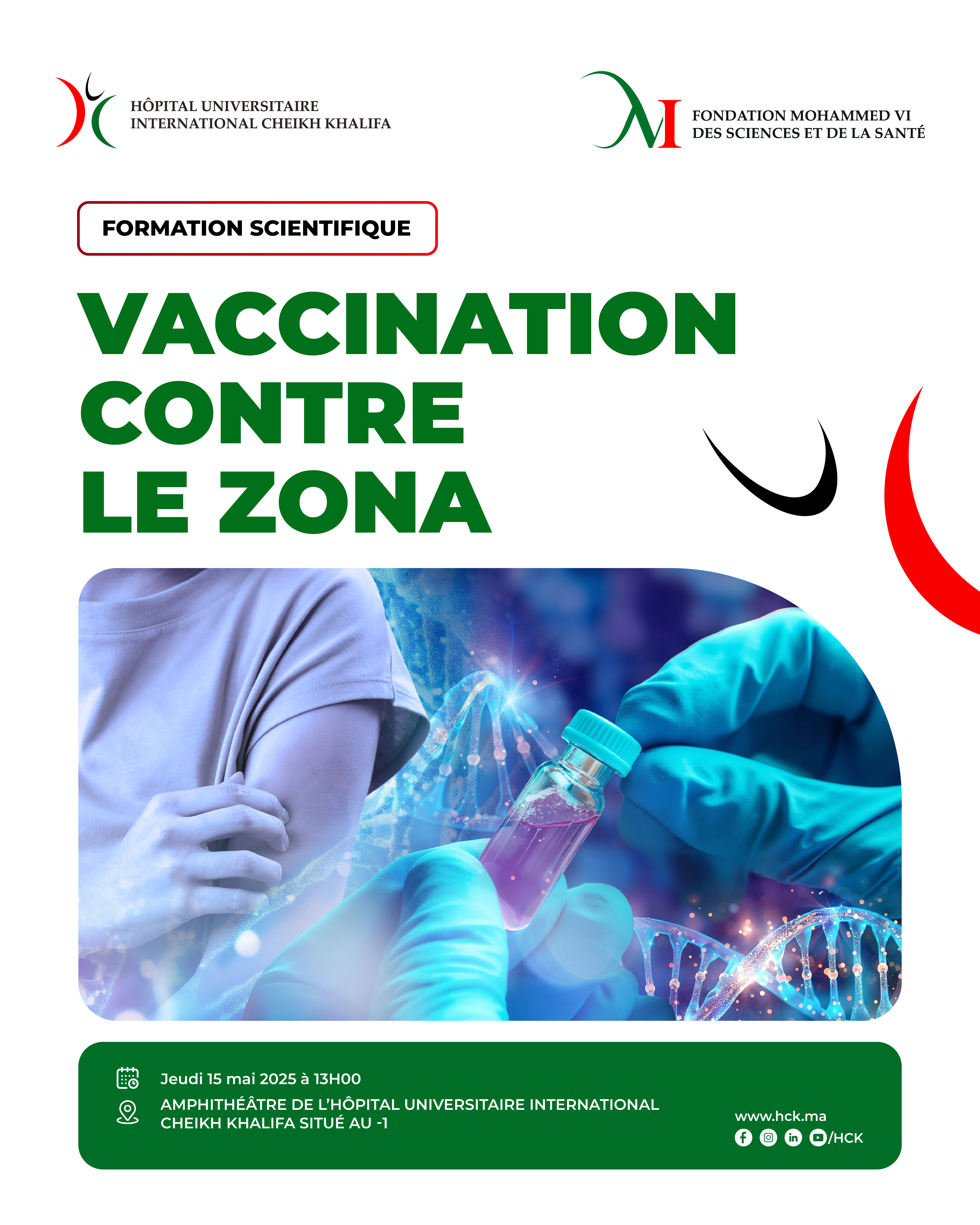 FORMATION SCIENTIFIQUE : VACCINATION CONTRE LE ZONA