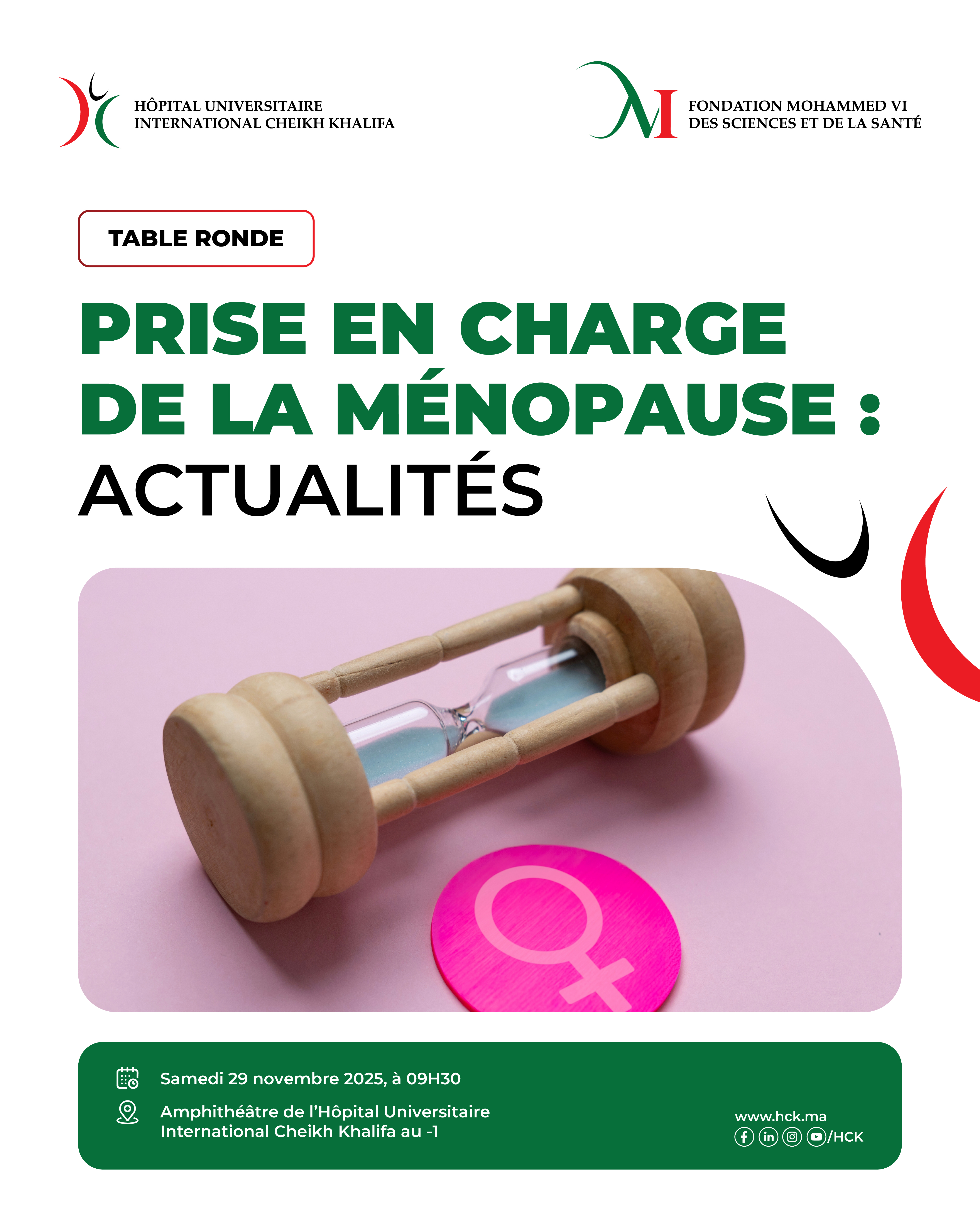 TABLE RONDE - PRISE EN CHARGE DE LA MÉNOPAUSE : ACTUALITÉS