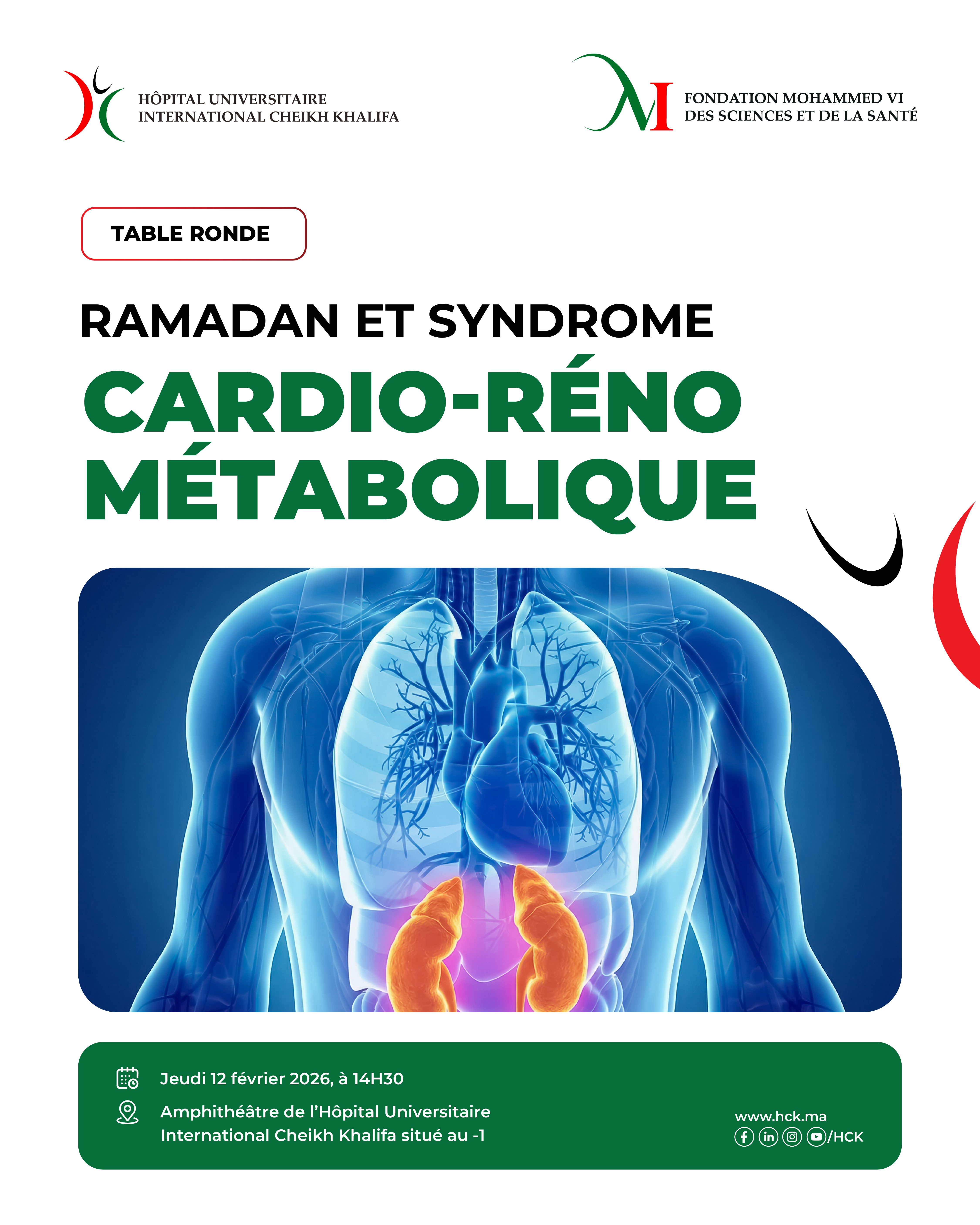 TABLE RONDE : RAMADAN ET SYNDROME CARDIO-RÉNO-MÉTABOLIQUE