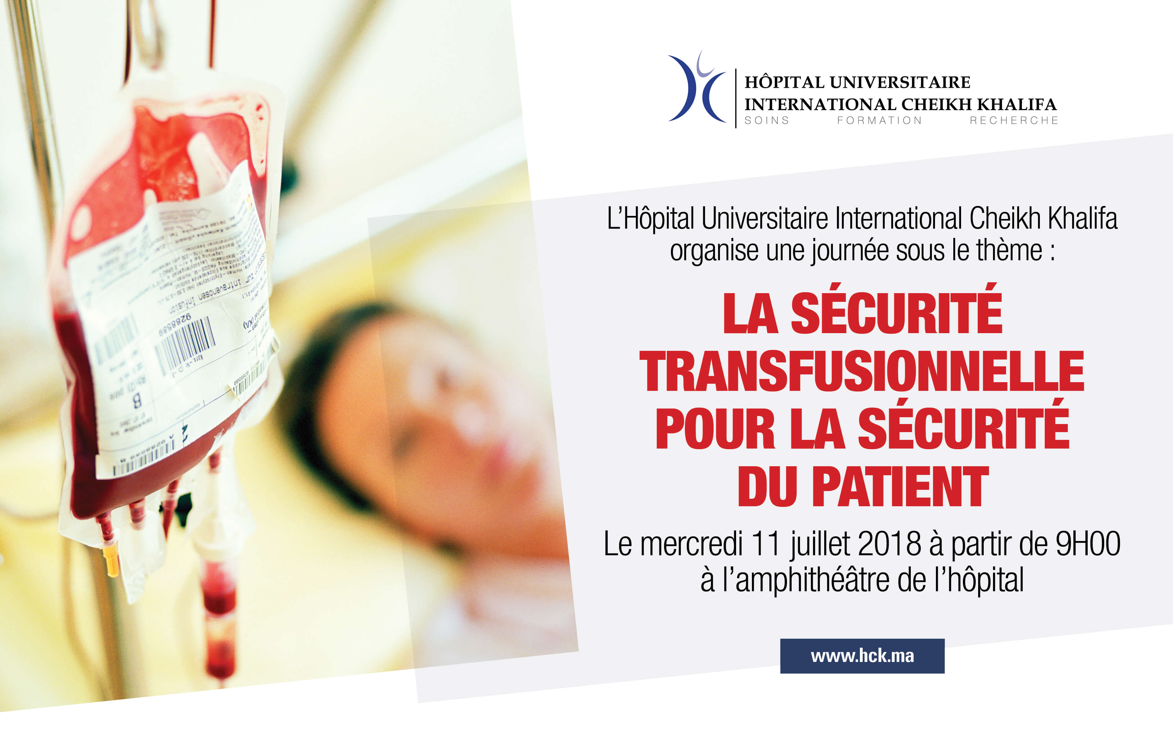 JOURNÉE SÉCURITÉ TRANSFUSIONNELLE POUR LA SÉCURITÉ DU PATIENT