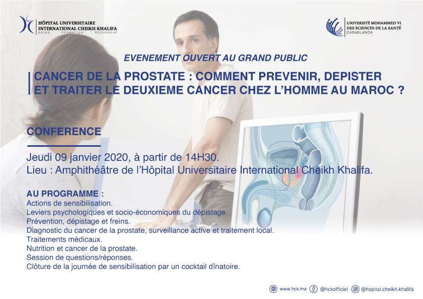 CANCER DE LA PROSTATE : COMMENT PRÉVENIR, DÉPISTER ET TRAITER LE DEUXIÈME CANCER CHEZ L’HOMME AU MAROC ?