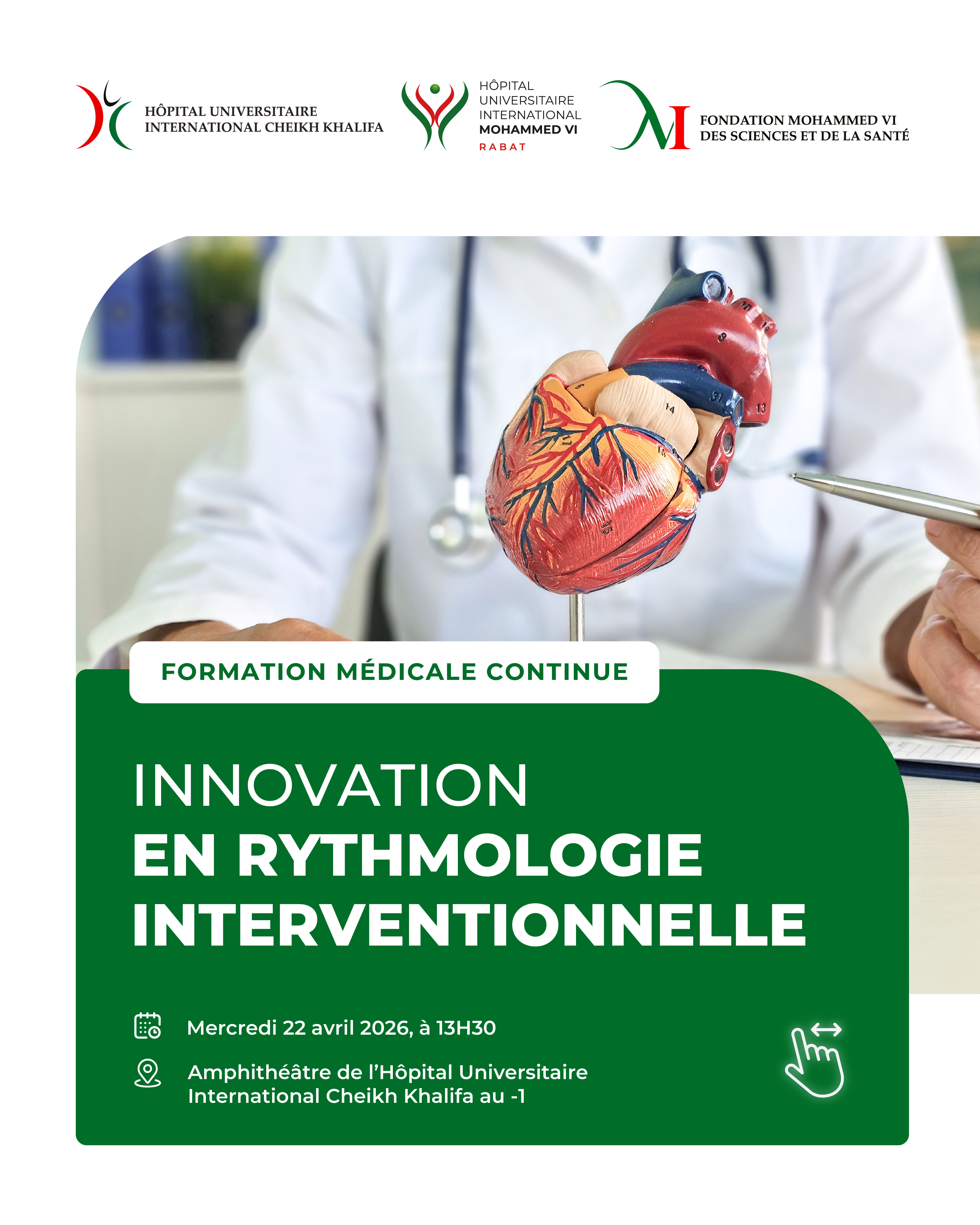 FORMATION MÉDICALE CONTINUE : INNOVATIONS EN RYTHMOLOGIE INTERVENTIONNELLE