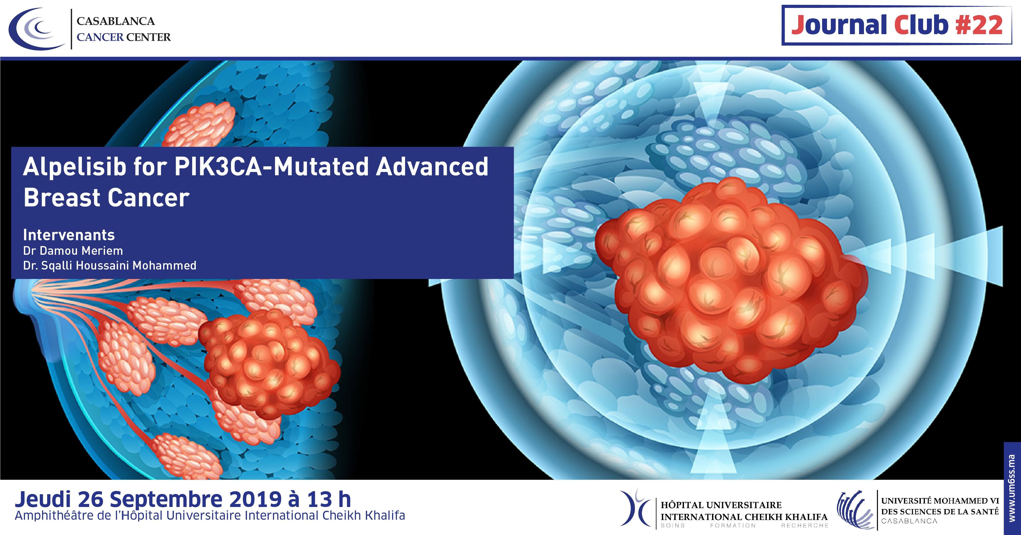 CCC JOURNAL CLUB #22 : ALPELISIB FOR PIK3CA-MUTATED ADVANCED BREAST CANCER