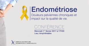 CONFÉRENCE : ENDOMÉTRIOSE – DOULEURS PELVIENNES CHRONIQUES ET IMPACT SUR LA QUALITÉ DE VIE