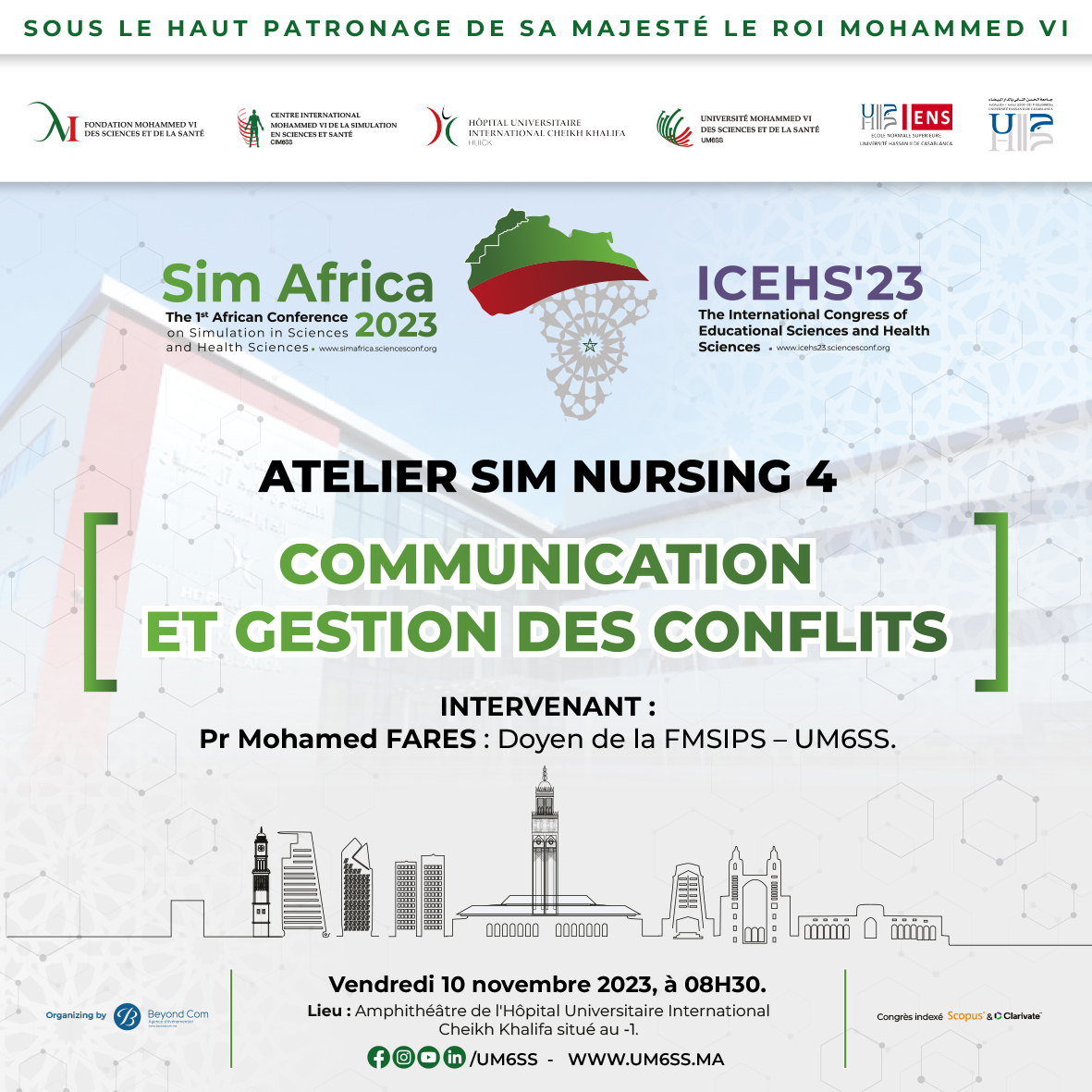 SIM AFRICA - ICEHS'2023 : COMMUNICATION ET GESTION DES CONFLITS