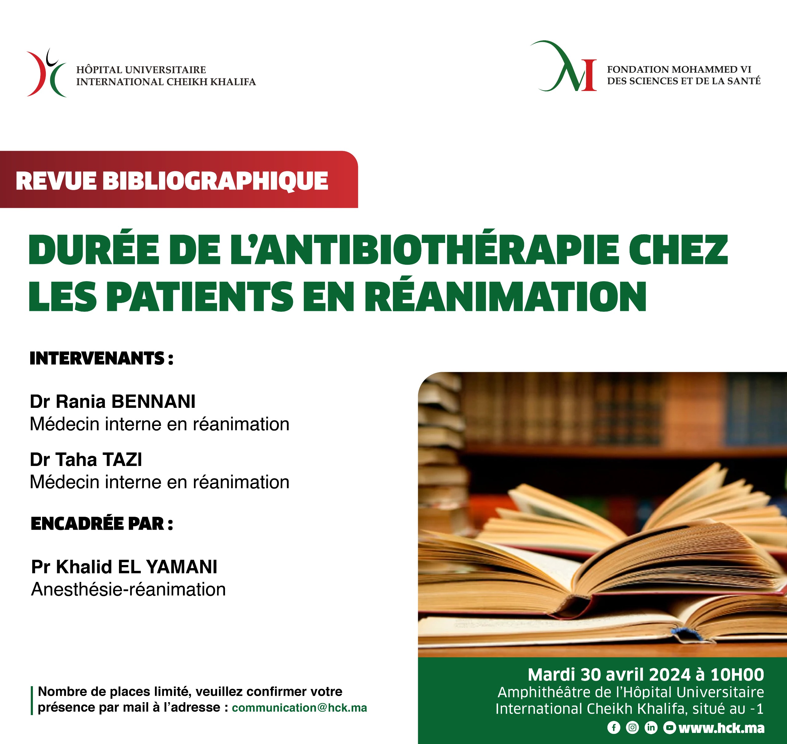 REVUE BIBLIOGRAPHIQUE : DURÉE DE L’ANTIBIOTHÉRAPIE CHEZ LES PATIENTS EN RÉANIMATION